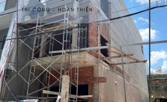 Thi công nhà phố quận Tân Phú